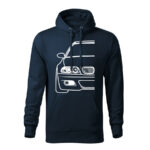 bmw e46 line panska mikina 1 tmavo modra
