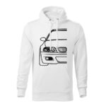 bmw e46 line panska mikina 2 biela