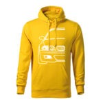 bmw e46 line panska mikina 1 zlta