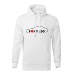 i love my e90 panska mikina 1 biela