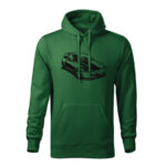 honda civic 5g hatchbag panska mikina 1 tmavozelena