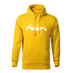 honda civic 6g vtec panska mikina 2 zlta