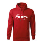 honda civic 6g vtec panska mikina 2 cervena