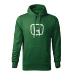 honda panska mikina 1 tmavozelena