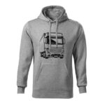 mercedes actros panska mikina 1 tmavosiva