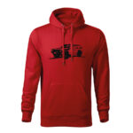 nissan patrol panska mikina 1 cervena