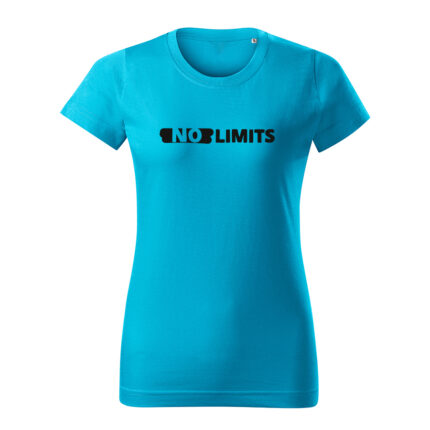 no limits damske tricko 1 tyrkysova