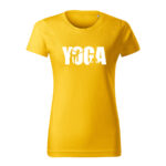 yoga damske tricko 2 zlta