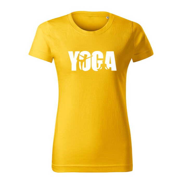 yoga damske tricko 2 zlta