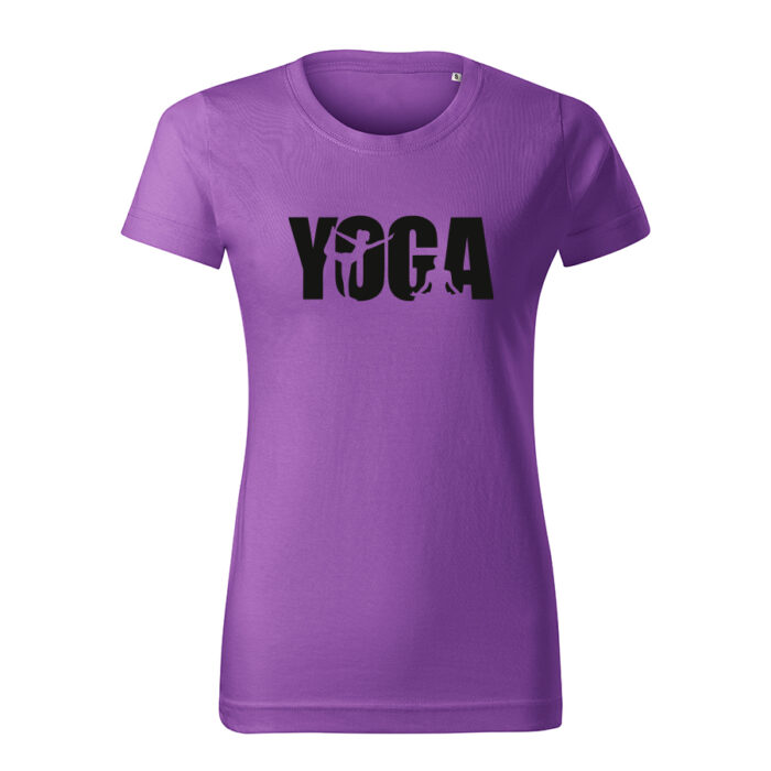 yoga damske tricko 1 fialova