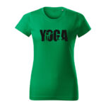 yoga damske tricko 1 travova zelena