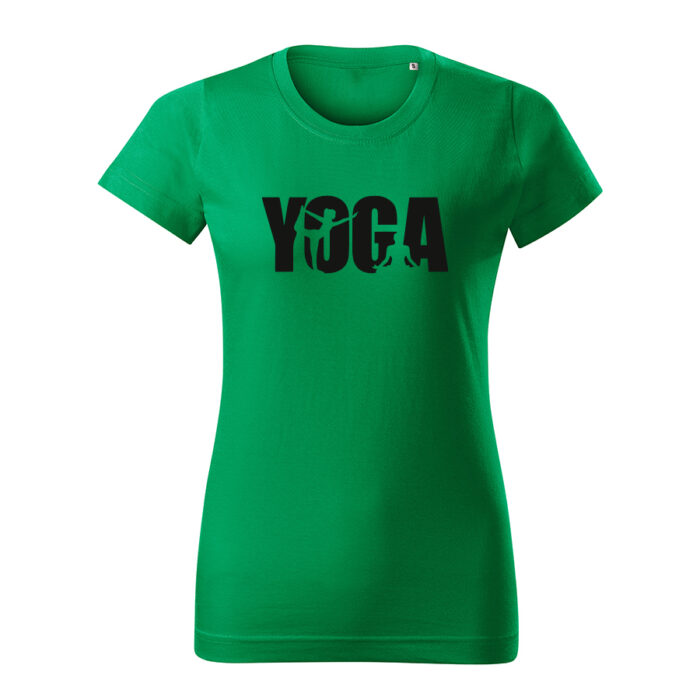 yoga damske tricko 1 travova zelena