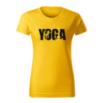 yoga damske tricko 1 zlta
