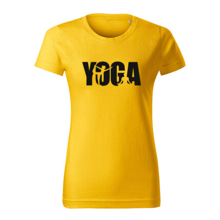 yoga damske tricko 1 zlta