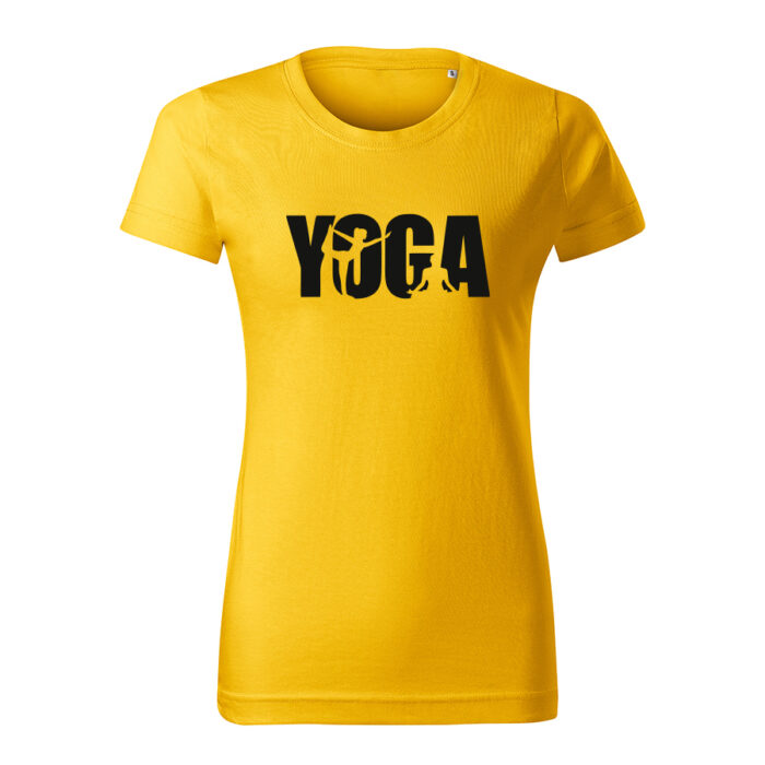 yoga damske tricko 1 zlta