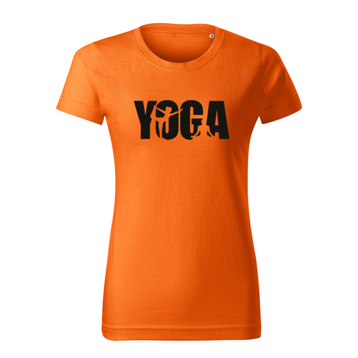 yoga damske tricko 1 oranzova