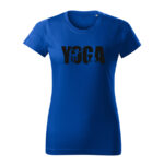 yoga damske tricko 1 kralovska modra