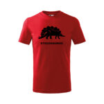 stegosaurus detske tricko biela