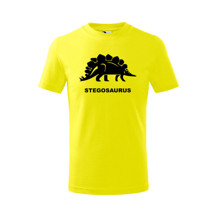 stegosaurus detske tricko cervena