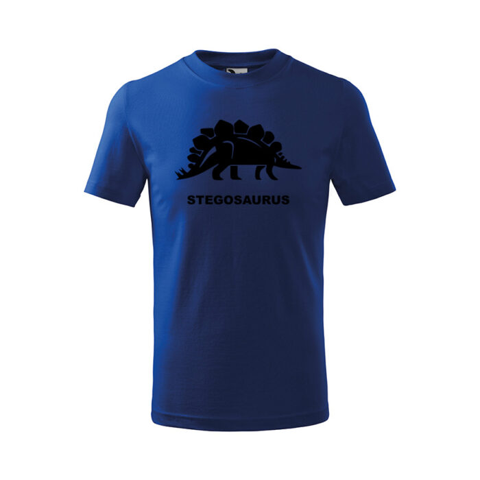 stegosaurus detske tricko koralová