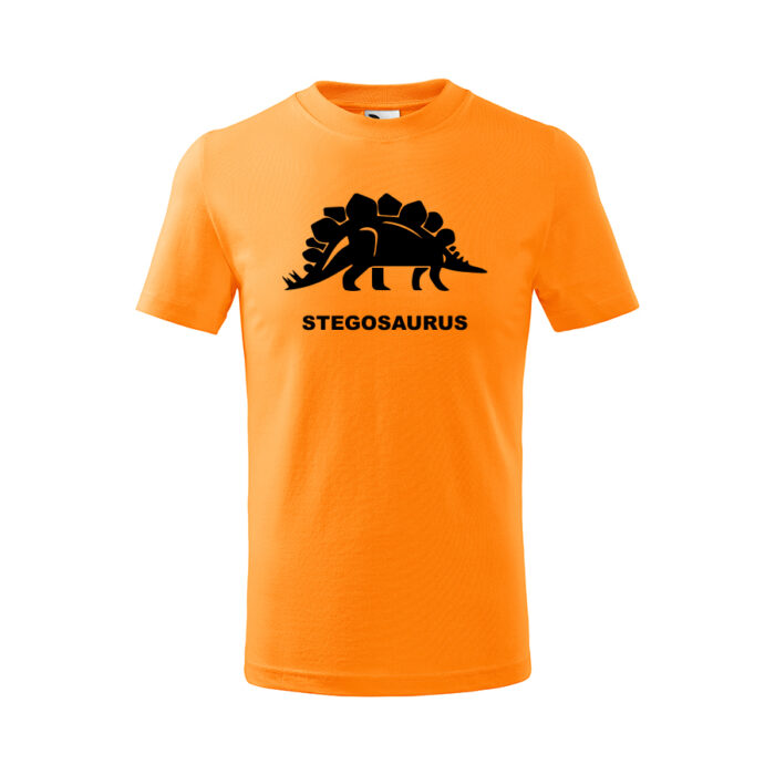 stegosaurus detske tricko limetkova