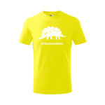stegosaurus detske tricko 1 cierna