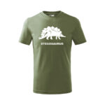 stegosaurus detske tricko 1 fialova