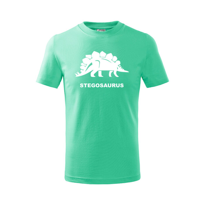 stegosaurus detske tricko 1 kralovska modra