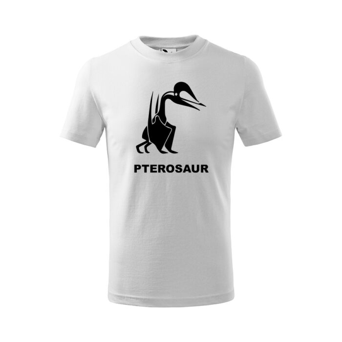 pterosaur detske tricko 1 ružová