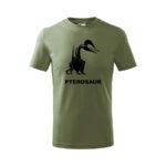 pterosaur detske tricko fialova