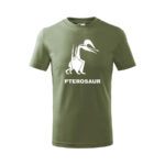 pterosaur detske tricko 1 fialova