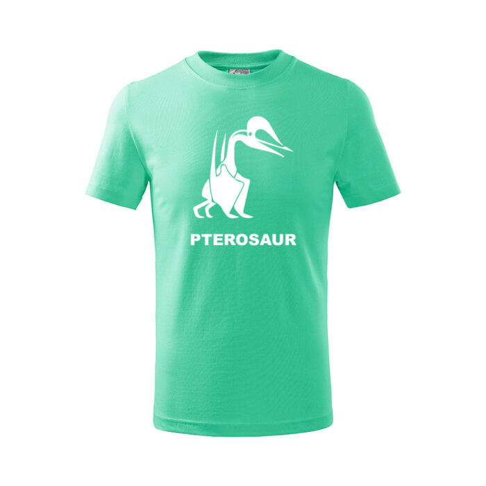 pterosaur detske tricko 1 limetkova
