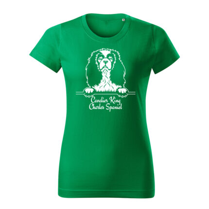 cavalier king damske tricko 1 tyrkysova