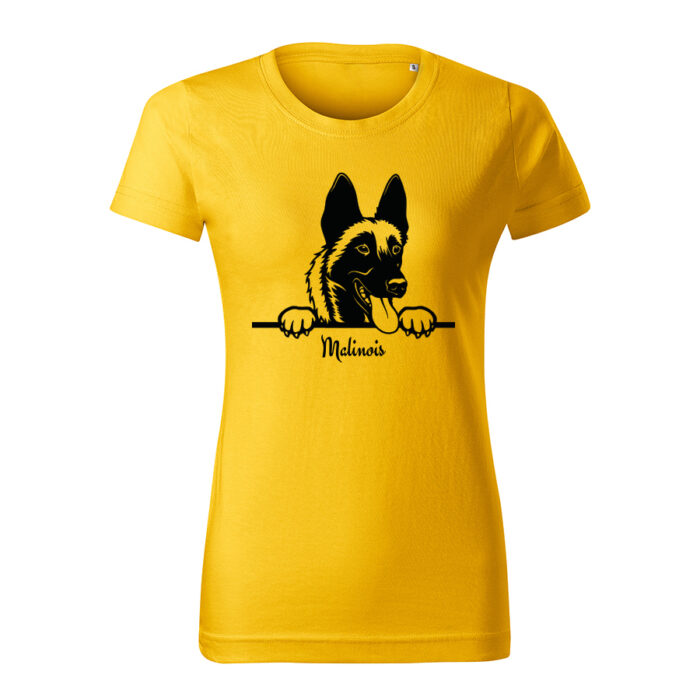 malinois stavac damske tricko 1 travova zelena