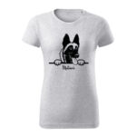 malinois stavac damske tricko 1 biela