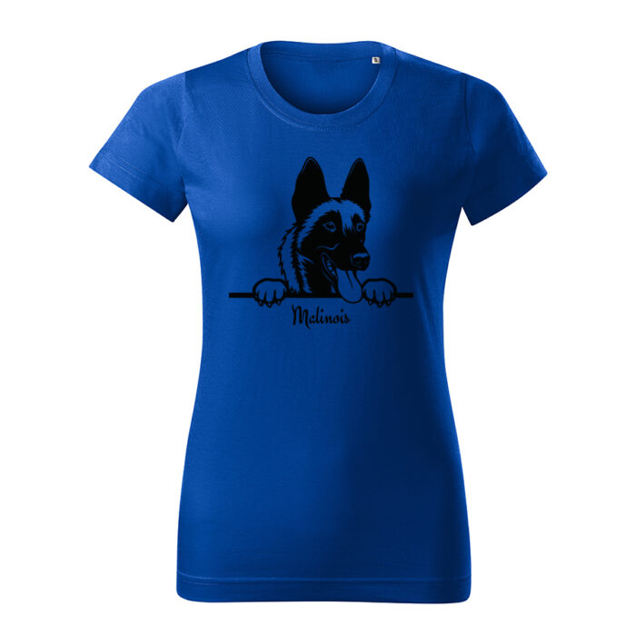 malinois stavac damske tricko 1 fialova