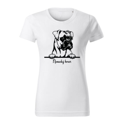 nemecky boxer damske tricko 2 kralovska modra