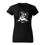papillon damske tricko 2 cervena