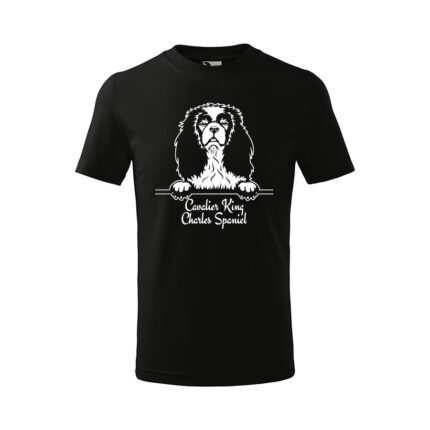 cavalier king detske tricko 1 biela
