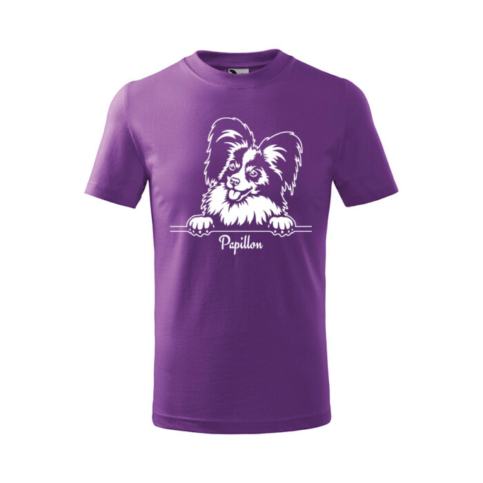 papillon detske tricko 2 citronova
