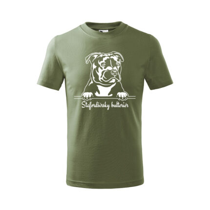 stafordcirsky bulterier detske tricko 1 mätová