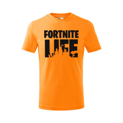 fortnite detské tričko 1 oranzova