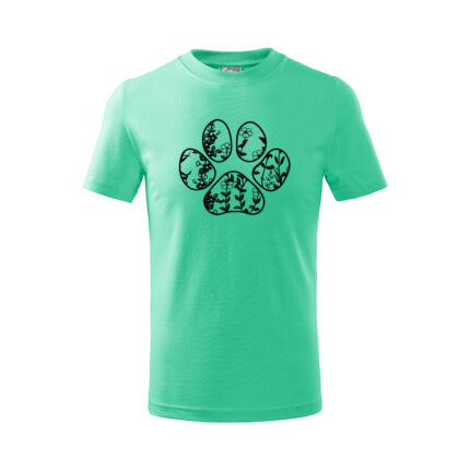 stopa 2 flor detske tricko 2 mätová