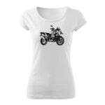 bmw r1250gs damske tricko biela