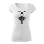 bike boxer rules damske tricko biela