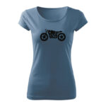 cafe racer damske tricko denim