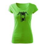 cafe bike damske tricko jablkovozelena