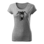 cafe bike damske tricko tmavosiva