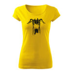 cafe bike damske tricko zlta