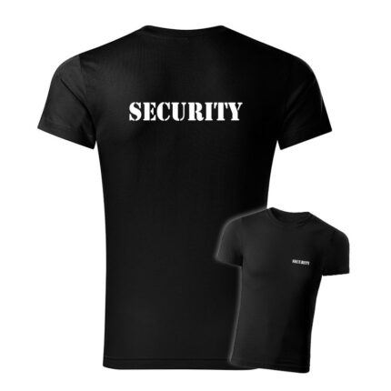 security panske tricko cierna